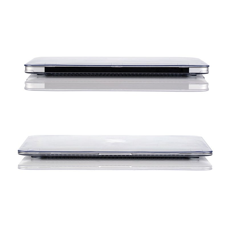 RUBAN Case Compatible with MacBook Air 13 Inch (Models: A1369 & A1466, Older Version 2010-2017 Release), Slim Snap On Hard Shell Protective Cover and Keyboard Cover, Crystal Clear - Image 4
